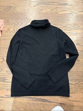 Classic Black Turtleneck Sweater